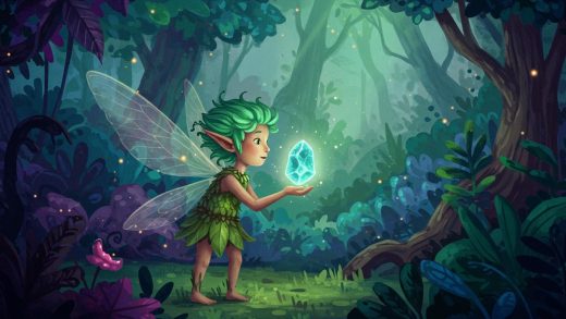 빛나는 돌 - 마법의 돌을 가진 소녀의 이야기