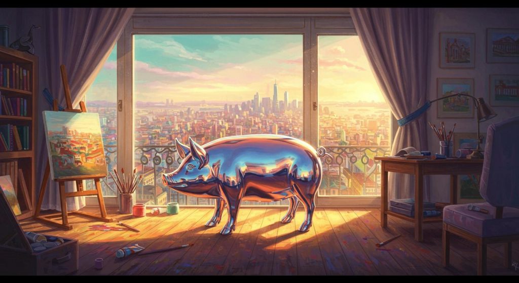 금속 돼지 이야기 - 예술과 삶을 탐구.