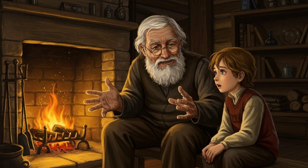 증조 할아버지 - 과거와 현재의 연결.