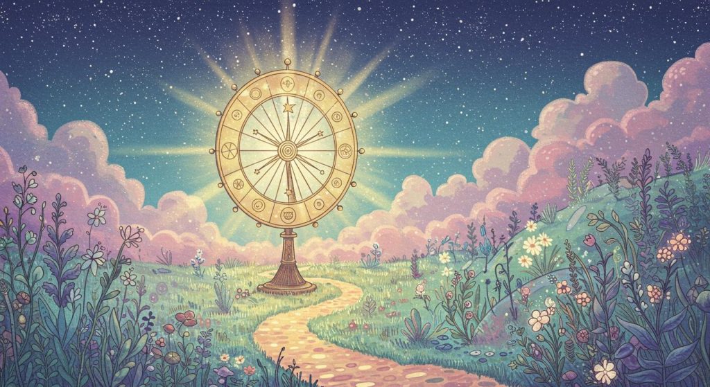 밤하늘의 수레바퀴 - 길을 밝혀주는 신비한 수레