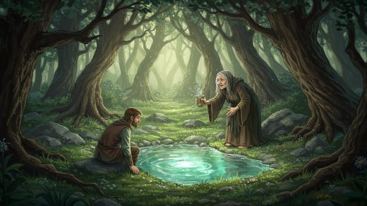 마법의 샘물 - 젊음을 유지해주는 샘물 이야기