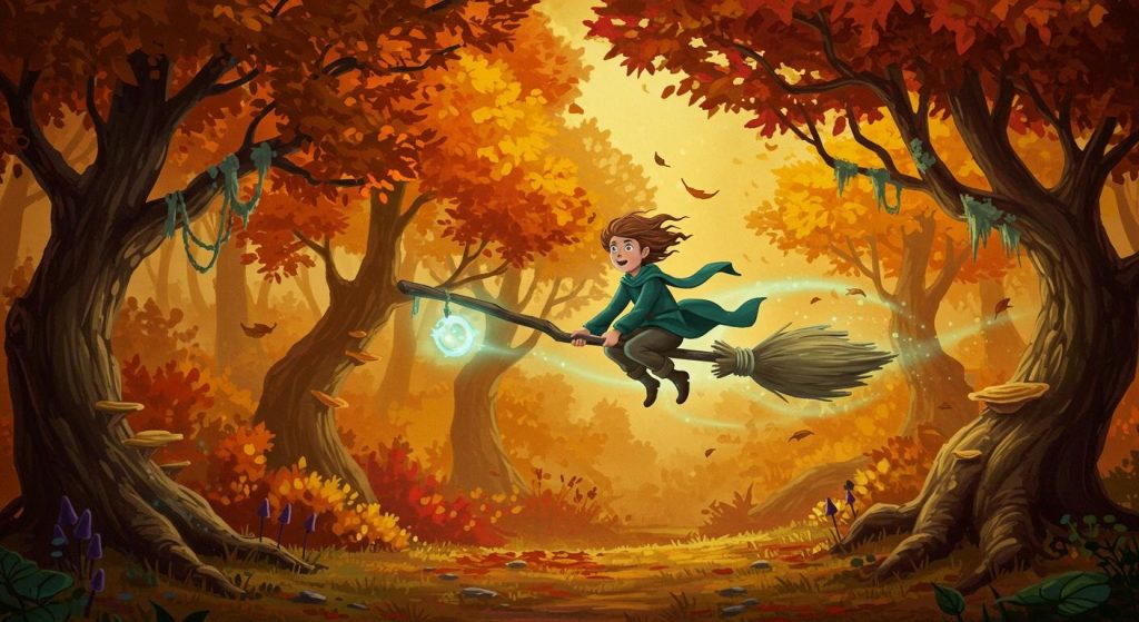 마녀의 빗자루 - 저주받은 빗자루를 가진 소년의 모험