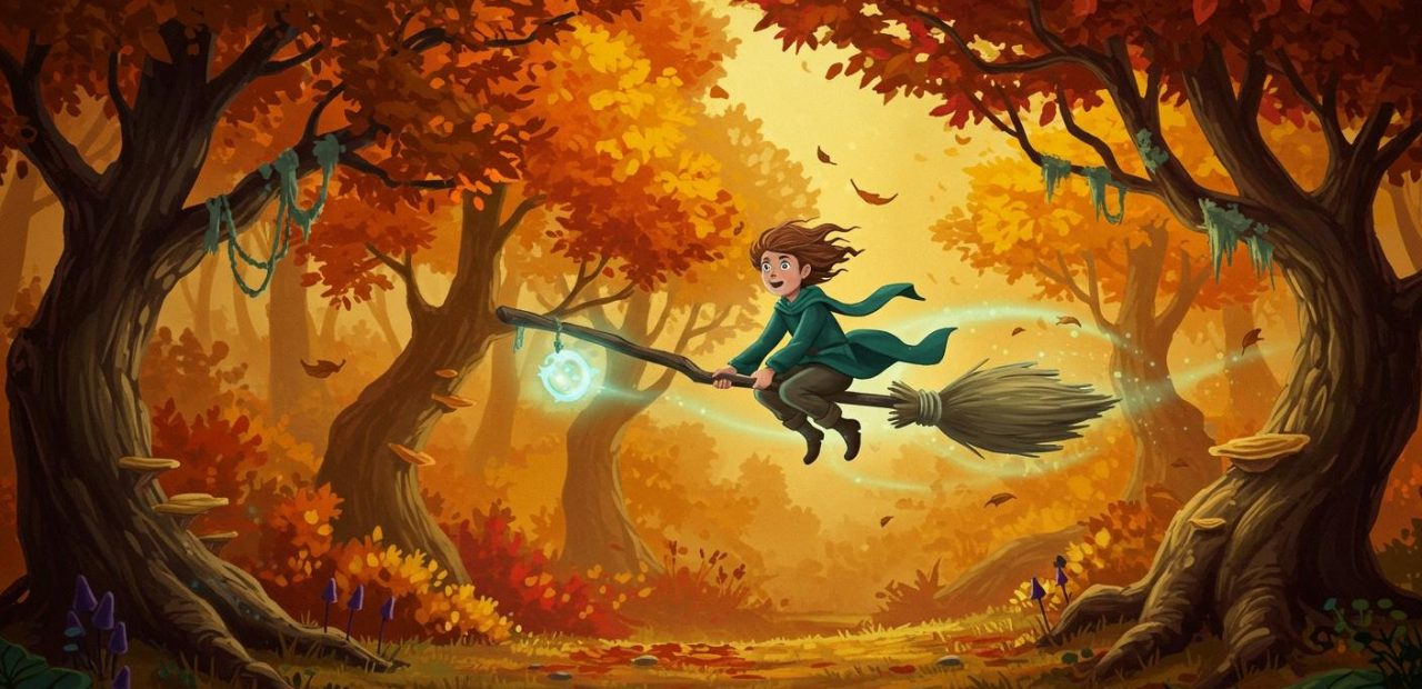 마녀의 빗자루 - 저주받은 빗자루를 가진 소년의 모험