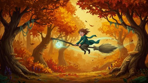 마녀의 빗자루 - 저주받은 빗자루를 가진 소년의 모험