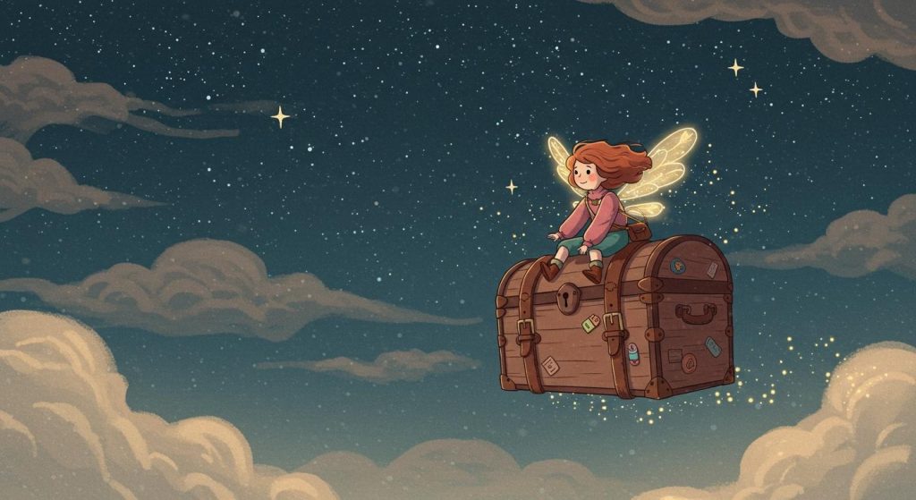 하늘을 나는 트렁크 - 마법의 트렁크로 떠나는 청년의 여행
