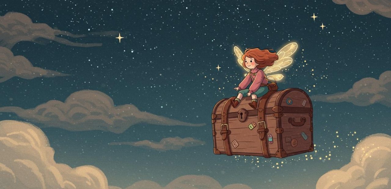 하늘을 나는 트렁크 - 마법의 트렁크로 떠나는 청년의 여행