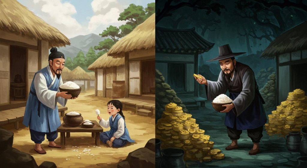 흥부와 놀부 - 착한 흥부와 욕심쟁이 놀부의 삶