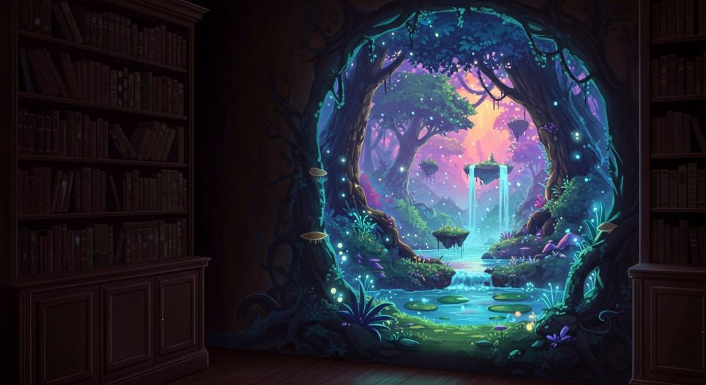 비밀의 책장 - 다른 세계로 인도하는 책장