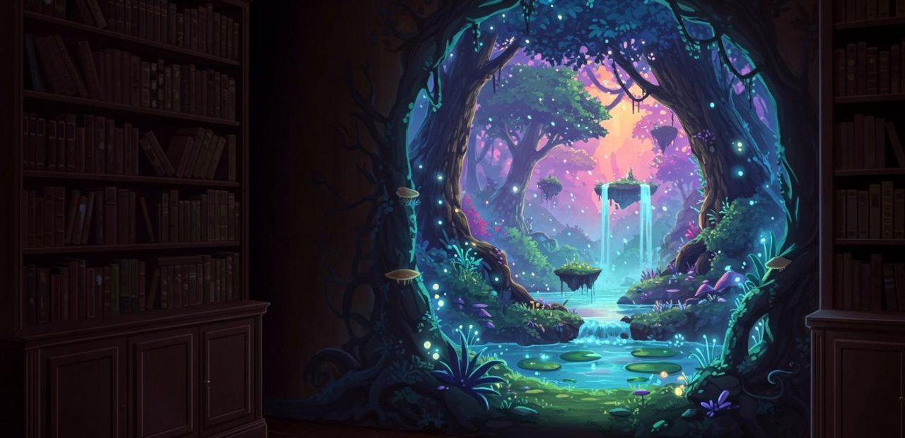 비밀의 책장 - 다른 세계로 인도하는 책장