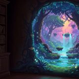 비밀의 책장 - 다른 세계로 인도하는 책장