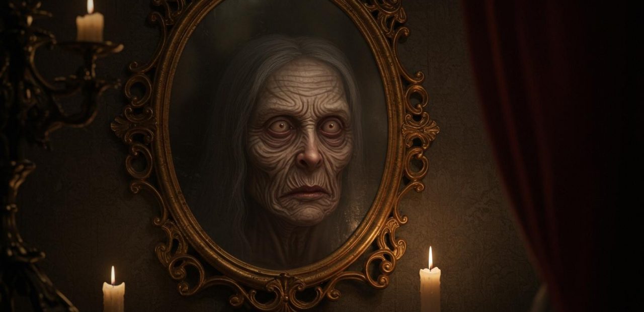 마법의 손거울 - 탐욕스러운 자에게 벌을 내리는 거울