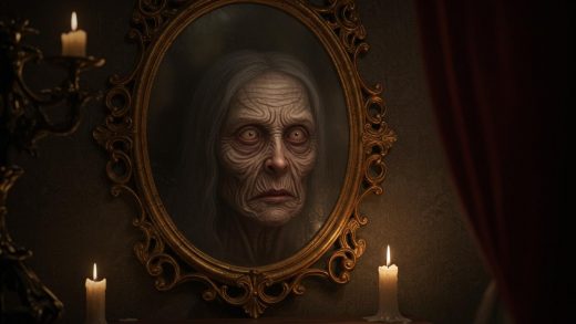 마법의 손거울 - 탐욕스러운 자에게 벌을 내리는 거울