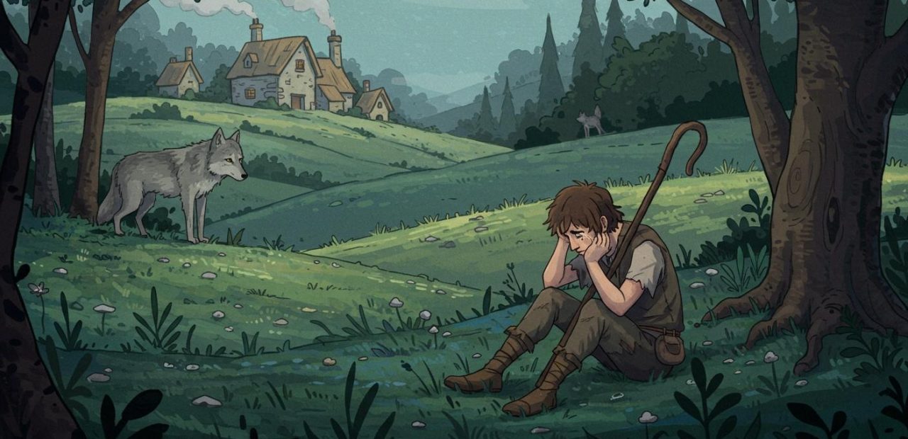 거짓말쟁이 목동 - 반복된 거짓말로 믿음을 잃은 목동