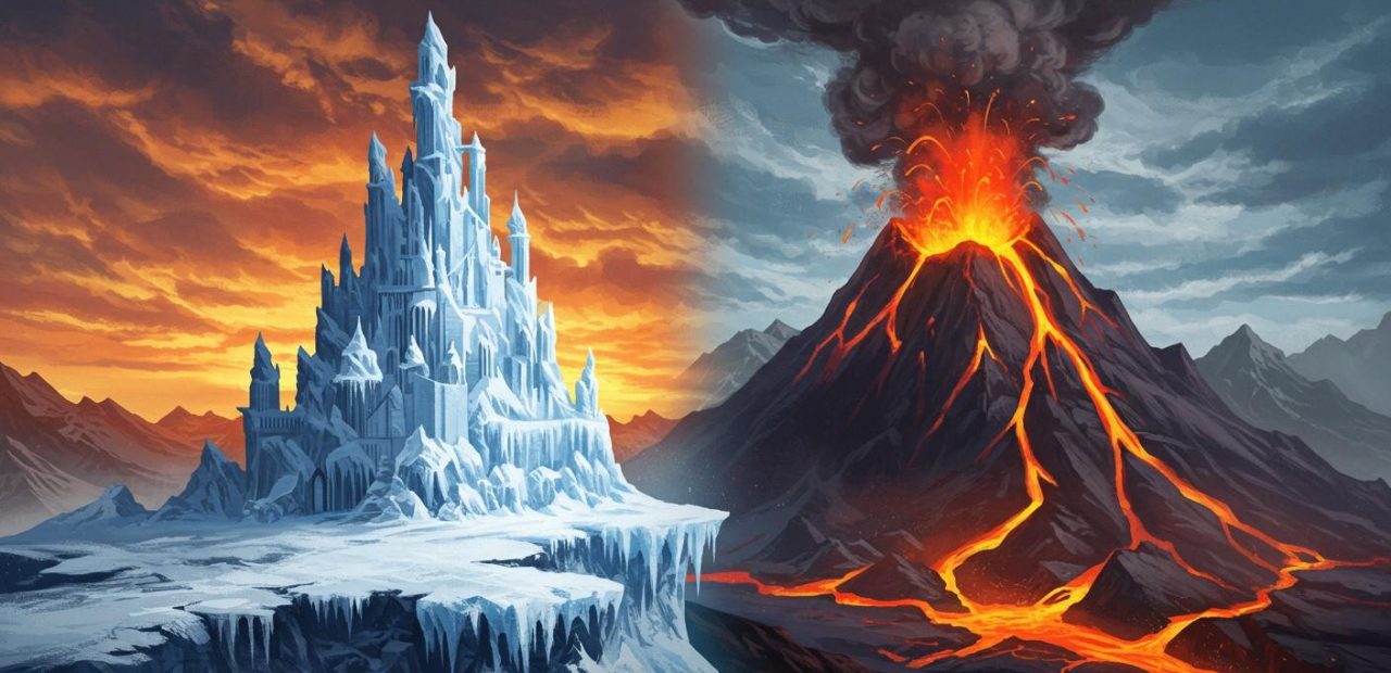 얼음과 불의 전쟁 - 반대 존재의 싸움과 화해