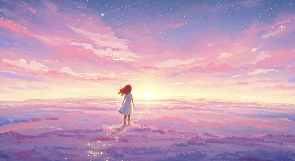 별을 따라간 소녀 - 별빛 따라 떠나는 여정