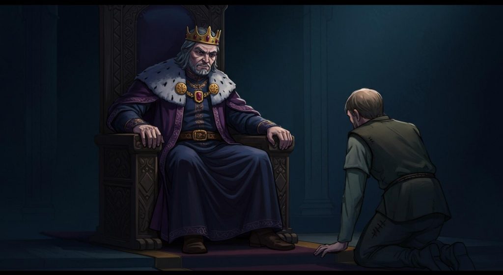 못된 왕 - 교만한 왕의 심판.