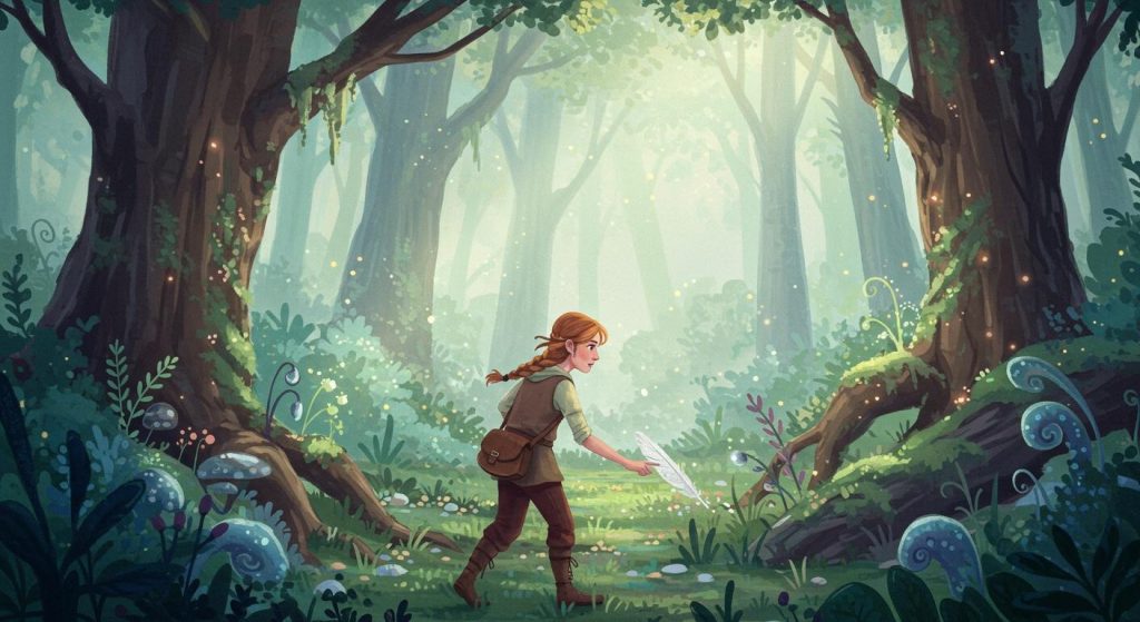 은빛 깃털 - 행운의 새 깃털을 찾는 여행