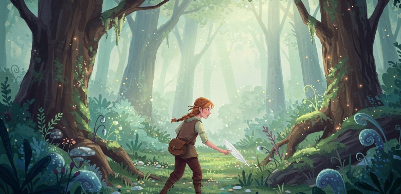 은빛 깃털 - 행운의 새 깃털을 찾는 여행