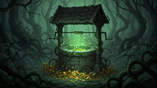 마법의 연못 - 탐욕으로 망가진 소원 연못