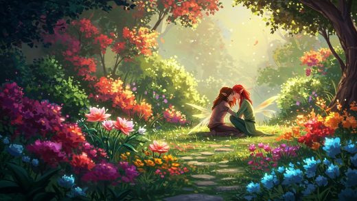 선녀의 비밀 정원 – 정원 속 사랑과 희망