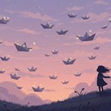 하늘에 띄운 소원 - 종이배로 이루어지는 소원 전설