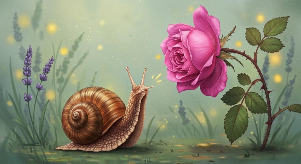 달팽이와 장미나무 - 삶의 목적을 두고 논쟁.