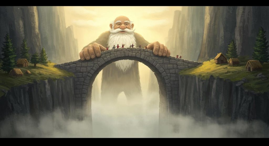 거인의 다리 - 인간을 위해 다리를 만든 거인