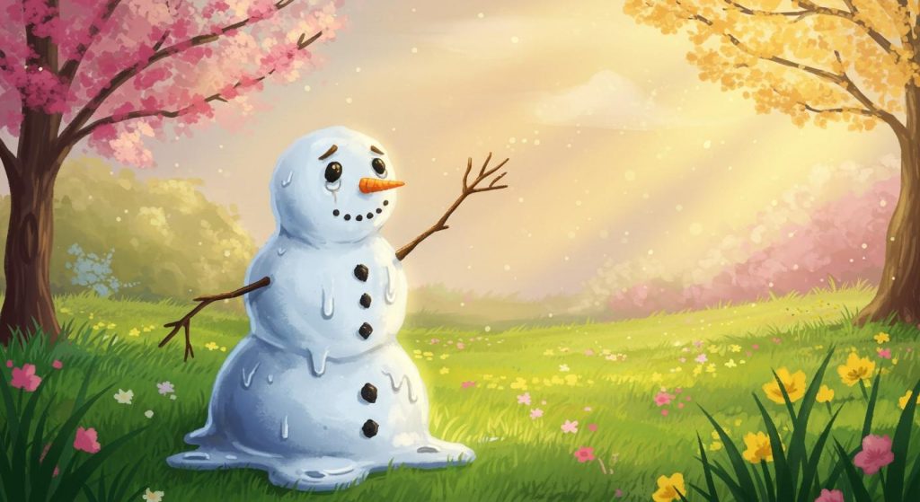 마법의 눈사람 - 태양을 동경하며 녹아버린 눈사람
