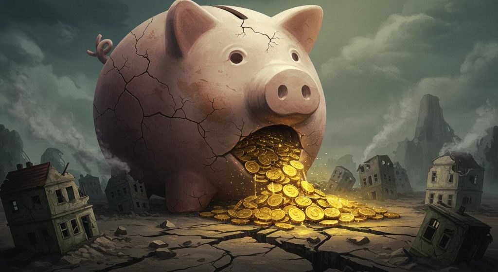 돼지 저금통 - 허영심과 파괴.