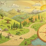 운명의 나침반 - 나침반이 가리키는 운명 속 여행