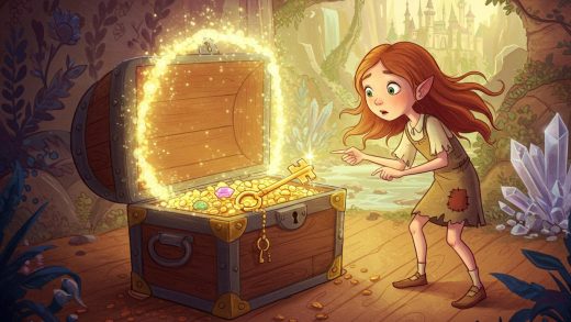 황금 열쇠 - 보물을 여는 열쇠를 찾는 소년