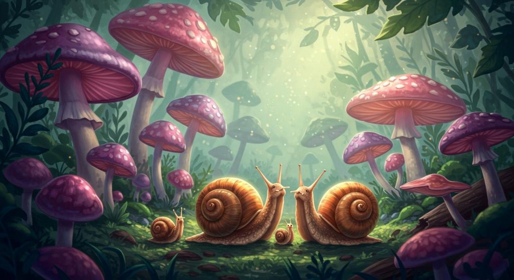 행복한 가족 - 느리지만 행복한 작은 달팽이 가족