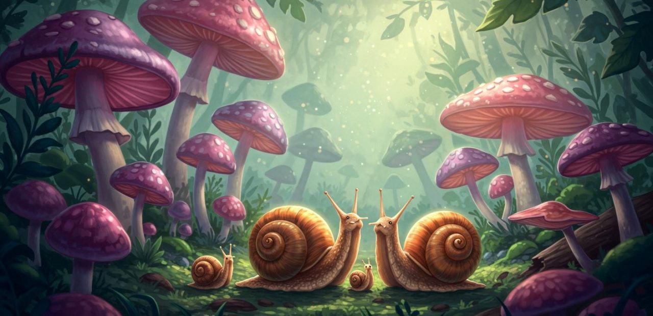 행복한 가족 - 느리지만 행복한 작은 달팽이 가족