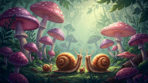 행복한 가족 - 느리지만 행복한 작은 달팽이 가족