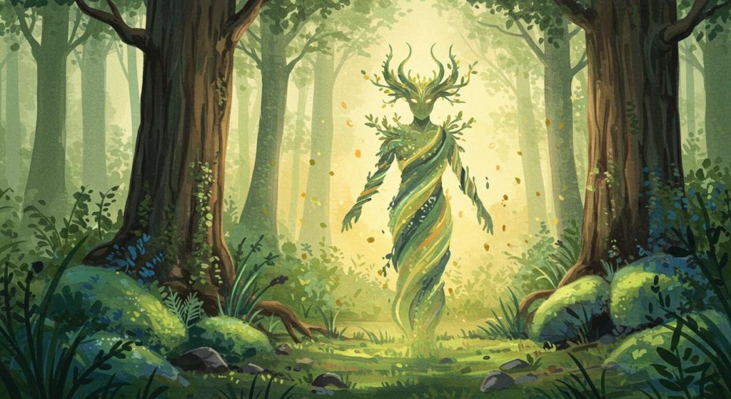 숲 속의 요정 - 숲을 지키기 위해 희생하는 요정