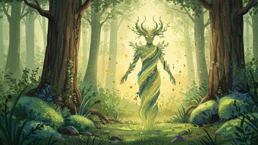 숲 속의 요정 - 숲을 지키기 위해 희생하는 요정