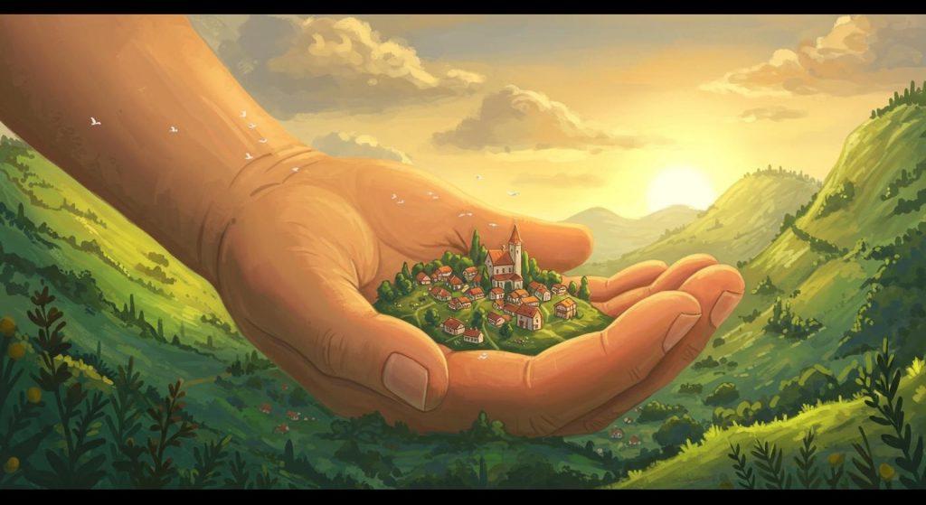 거인의 손 - 마을을 지키는 거인의 손 이야기
