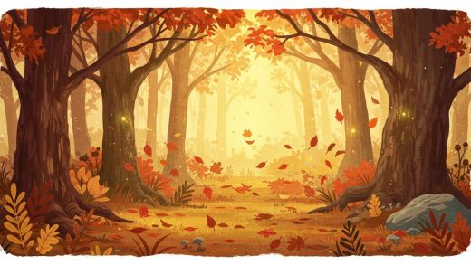 춤추는 나뭇잎 - 바람과 춤추는 잎들의 이야기