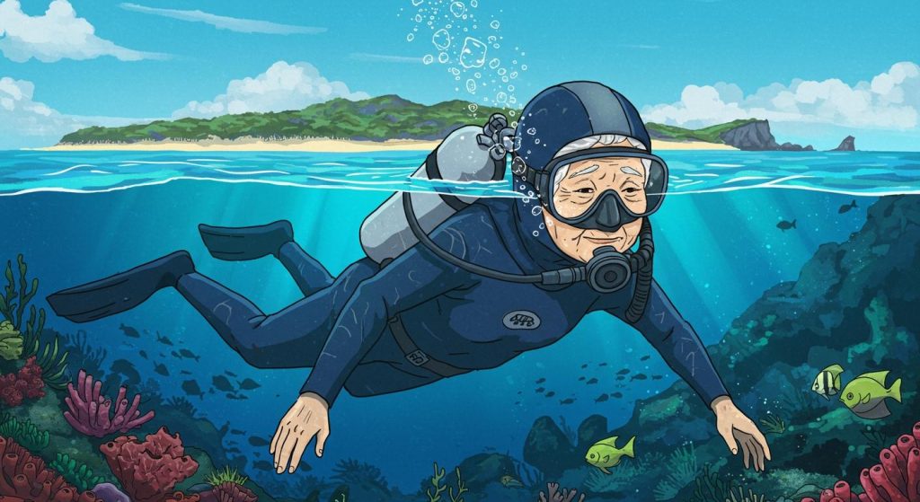 해녀 할머니의 이야기 - 해녀의 지혜와 용기 전설