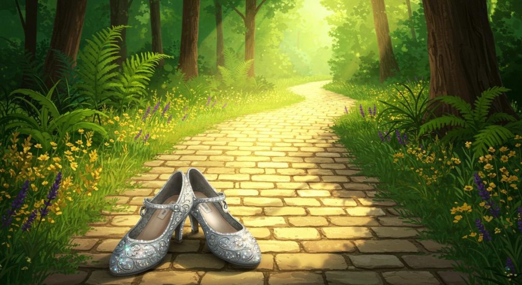 마법의 신발 - 원하는 곳으로 데려가는 신발