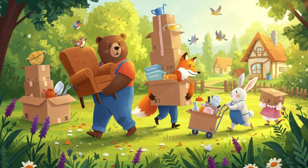 이삿날 - 이삿날의 소동.