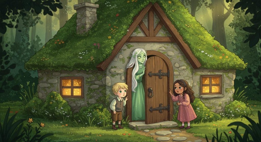 숲 속의 작은 집 - 마녀의 집을 발견한 아이들