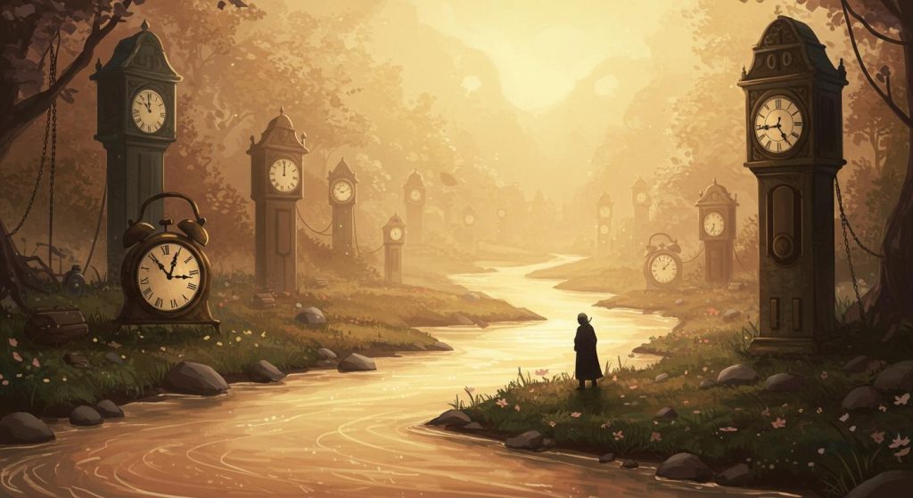 시간의 강을 건너 - 시간 속 인생의 의미를 찾는 전설