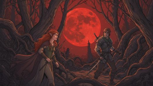 붉은 달의 전설 - 운명과 사랑이 얽힌 붉은 달밤