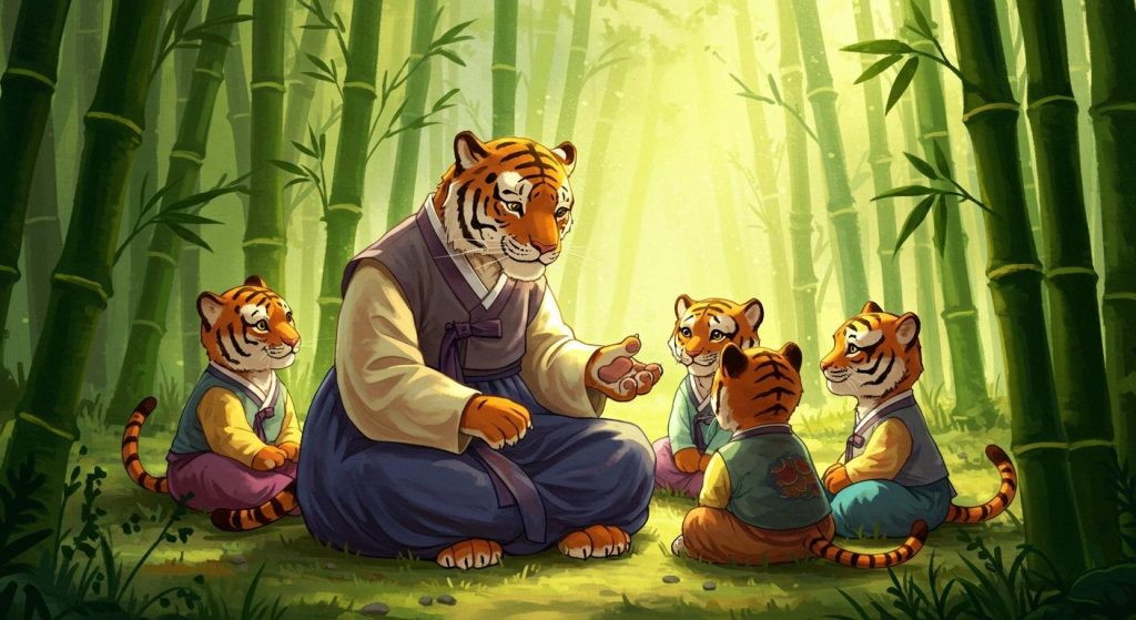호랑이 형님 - 호랑이가 보여주는 도리와 예절