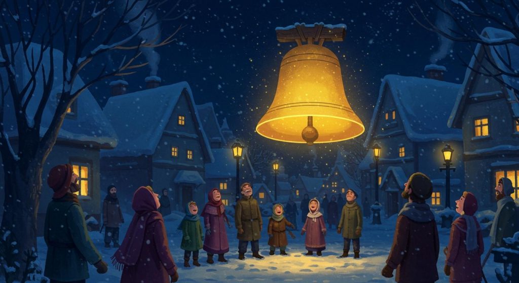 기적의 종 - 신비한 종소리가 사람들에게 희망을 줌