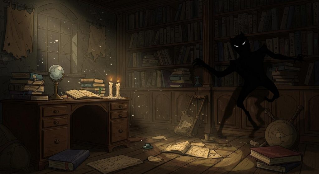 마법사의 그림자 - 살아 움직이는 그림자의 사건