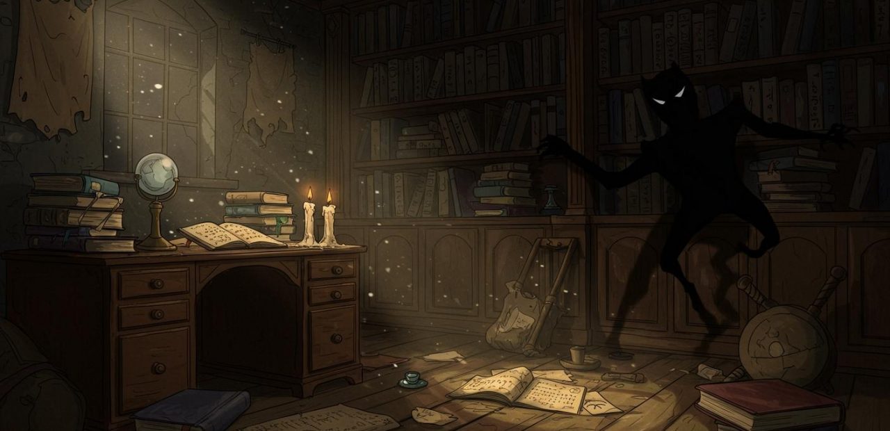 마법사의 그림자 - 살아 움직이는 그림자의 사건