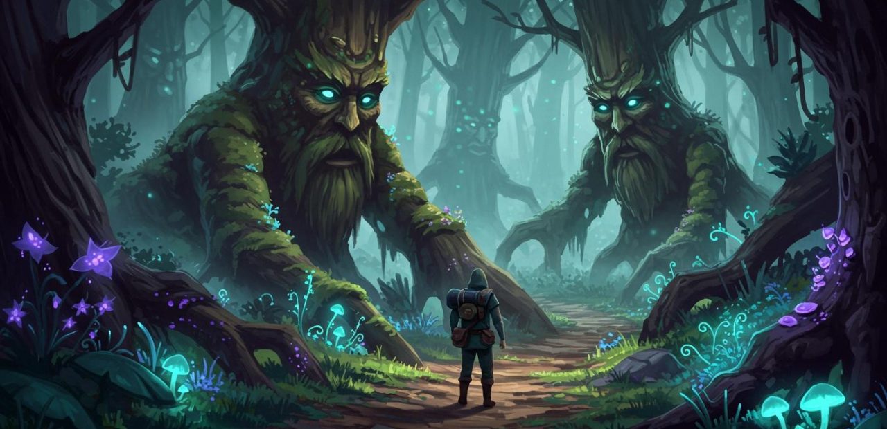 마법의 숲 - 숲의 신비한 존재들이 인간을 시험함