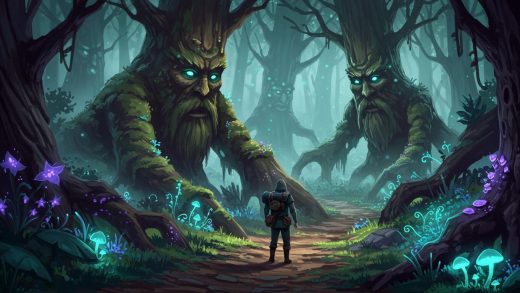 마법의 숲 - 숲의 신비한 존재들이 인간을 시험함